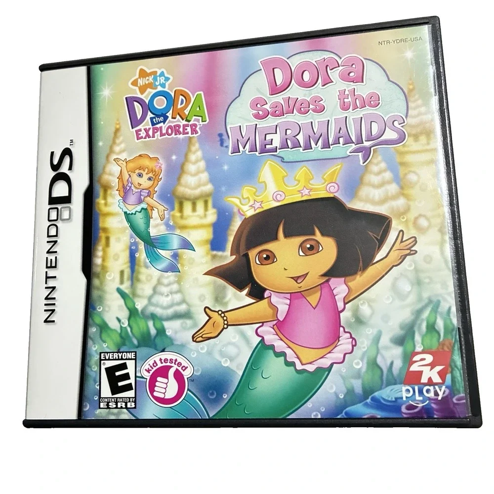 Dora The Explorer: Dora Saves The Mermaids Nintendo DS Cartridge Authentic Game